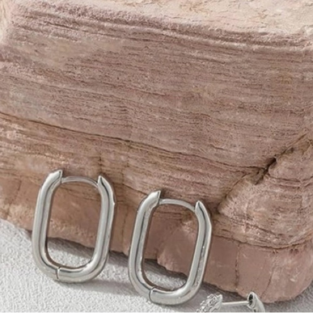 Silver Hoop Earrings